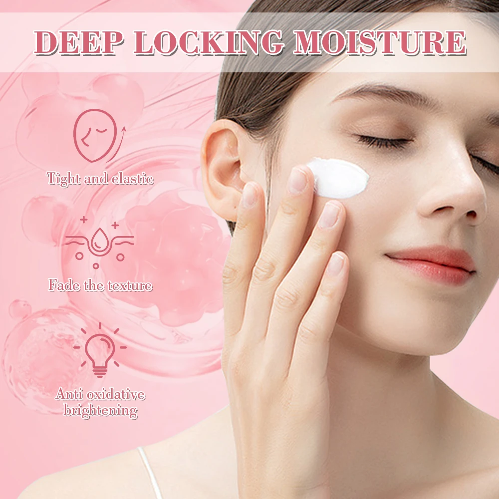 Crème hydratante visage anti-âge à l'acide hyaluronique